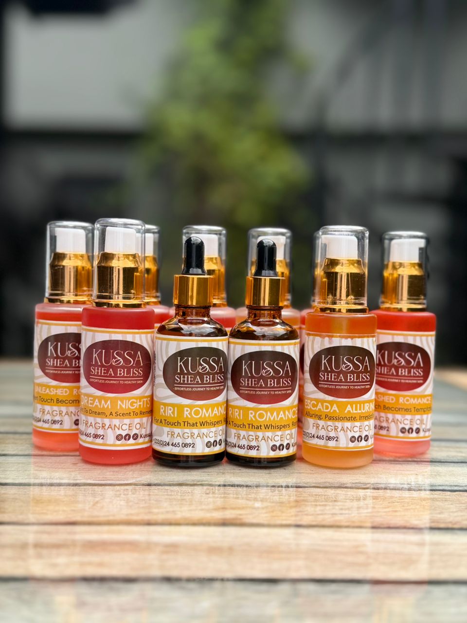 Perfume body oils